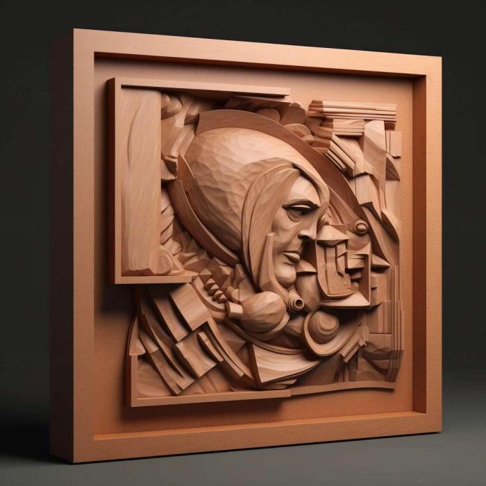 نموذج ثلاثي الأبعاد لآلة CNC 3D Art 